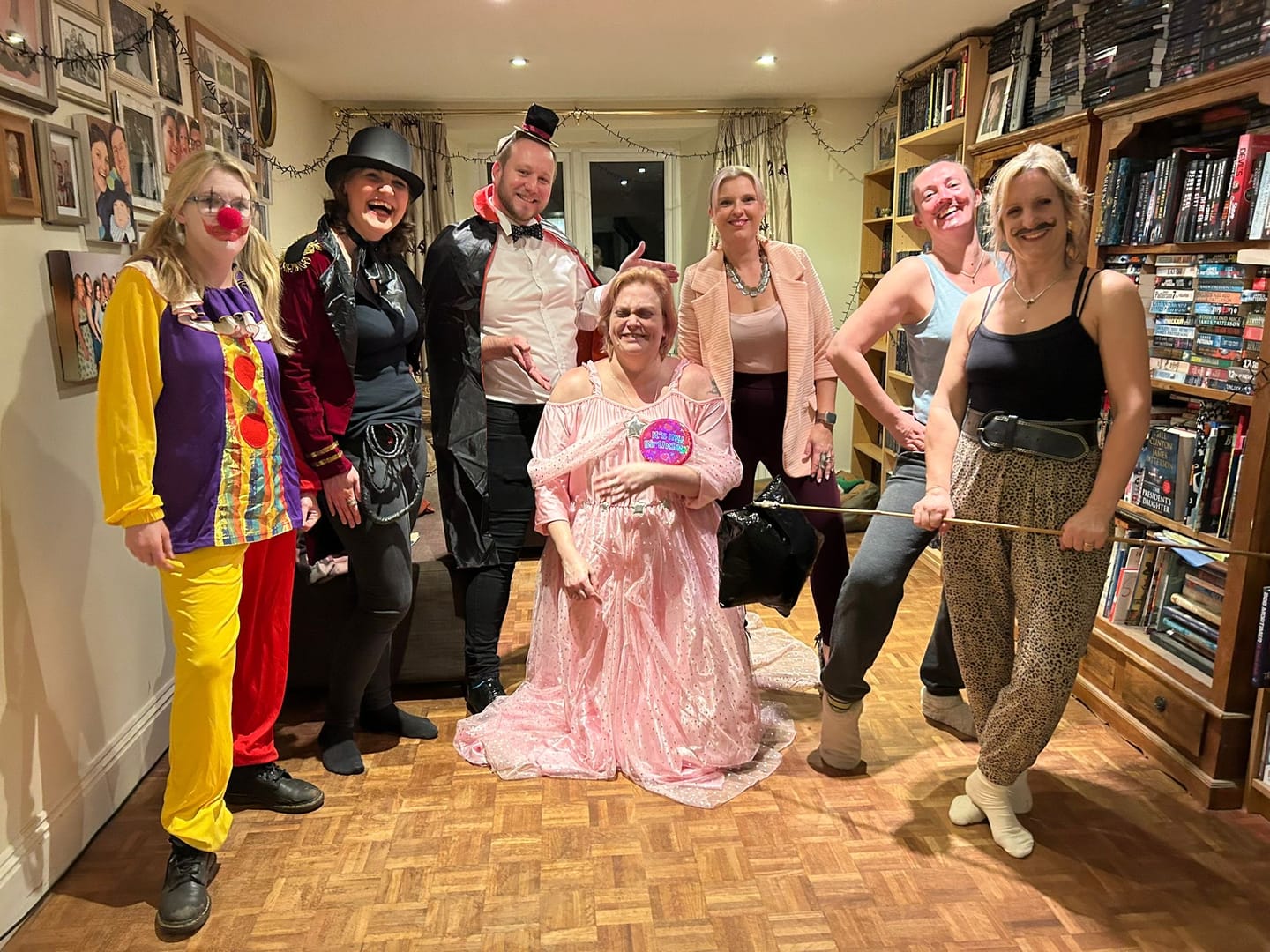 Customer photo review of Circus Murder Mystery Host Your Own Game Kit