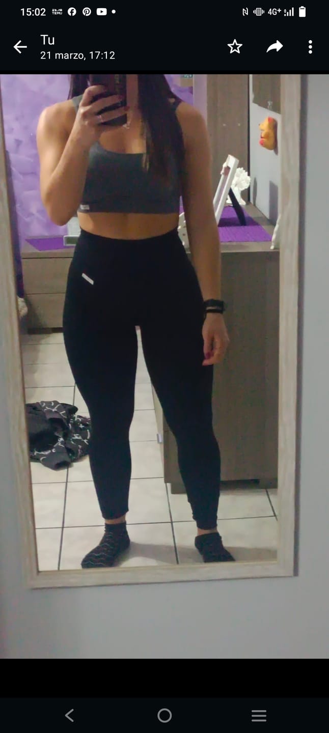 Customer photo review of Leggings Push up Gym Fashion Nero