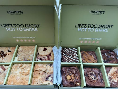 Customer photo review of Mixed Box of Postal Blondies Delivered To Your Door