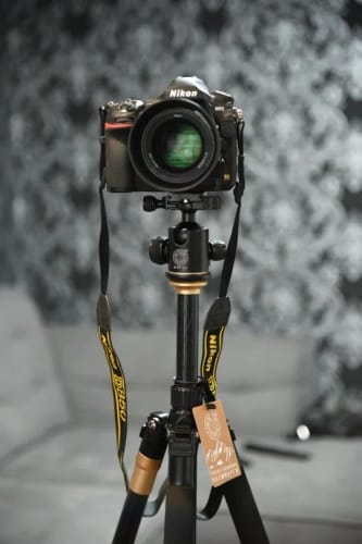 Customer photo review of 49cm - 159cm Compact Aerospace Alloy Audition Tripod & Monopod - 1.5kg Dual Level + Travel Bag