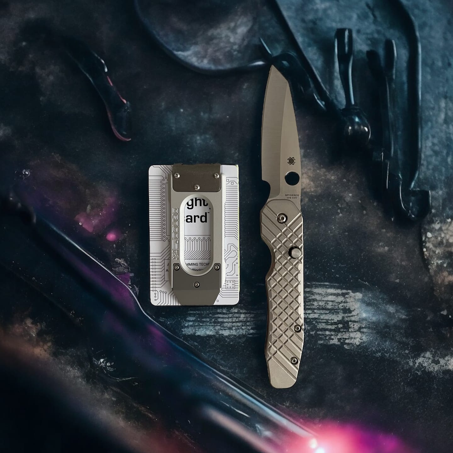 Customer photo review of MC02 TITANIUM MONEY CLIP