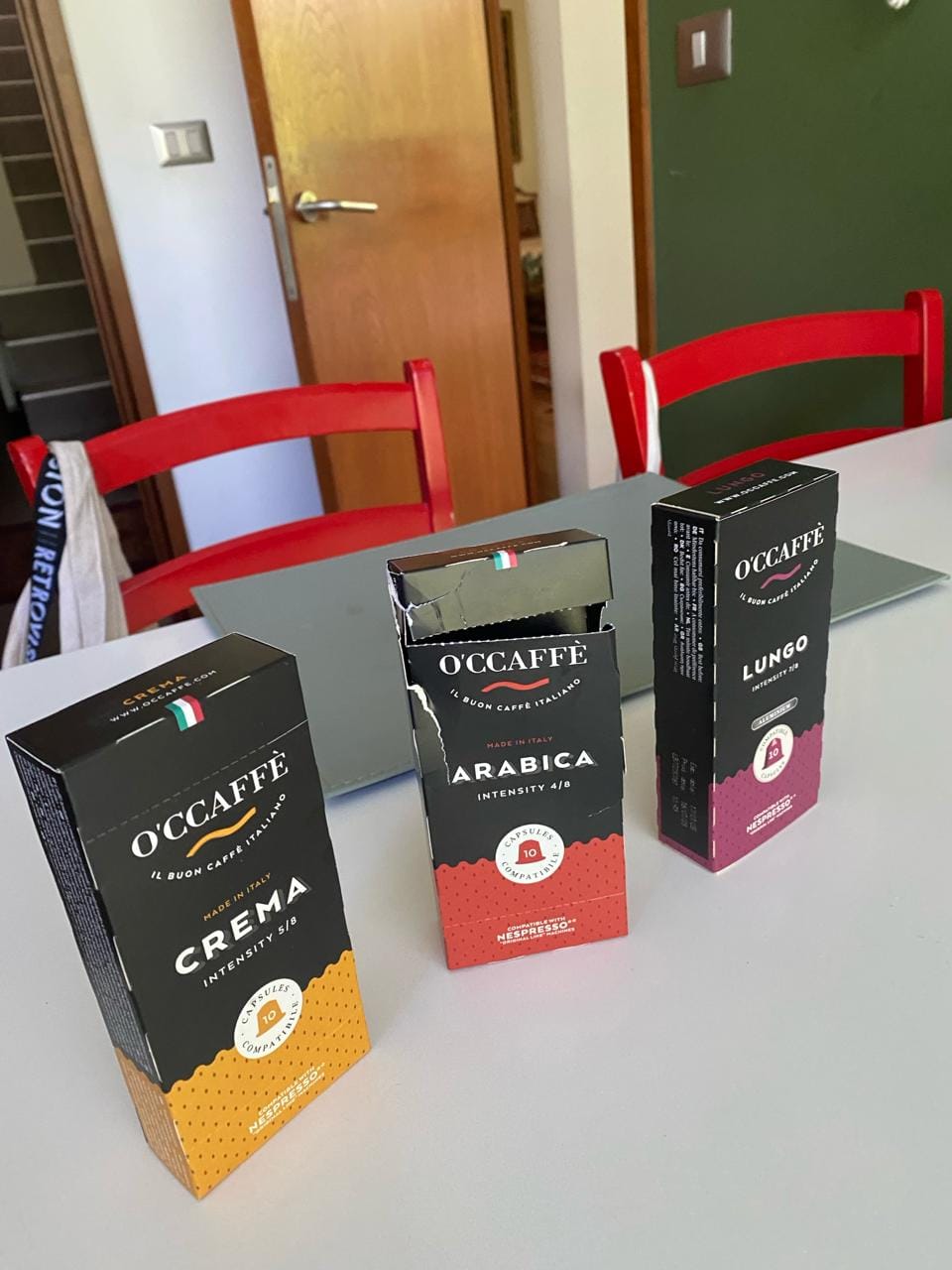 Customer photo review of Pack Occaffe 60 Cápsulas Aluminio Compatibles para Nespresso