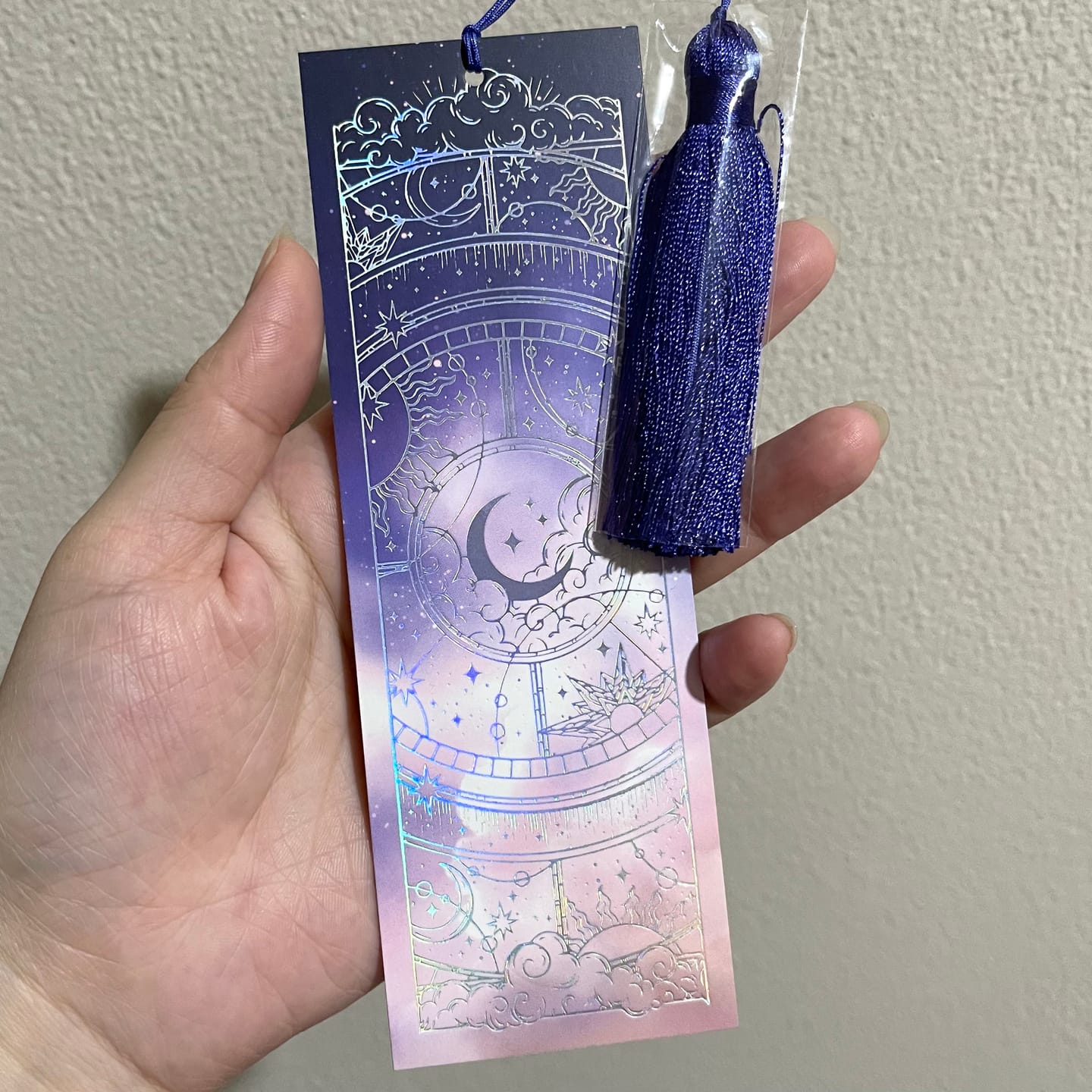 Customer photo review of Otherworldly Bookmark - Blue