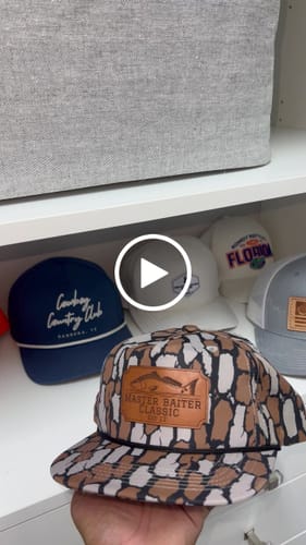 Customer video review of Custom Leather Patch Rope Hat