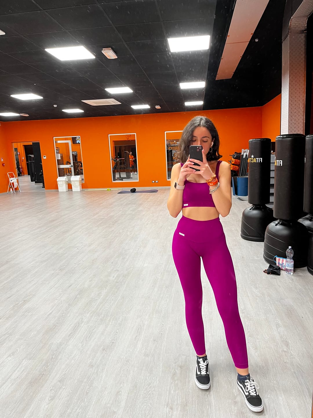 Customer photo review of Leggings All-Up Purple