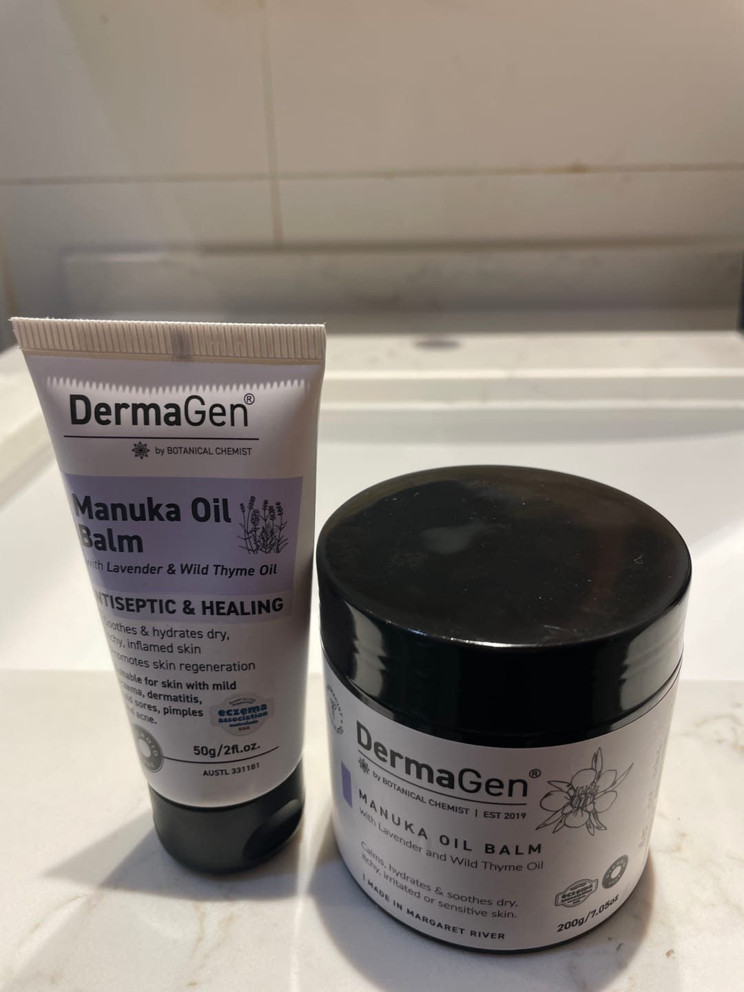 Customer photo review of DermaGen Manuka Balm