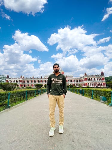 Customer photo review of LINEN SLIMFIT CARGO-ocean green