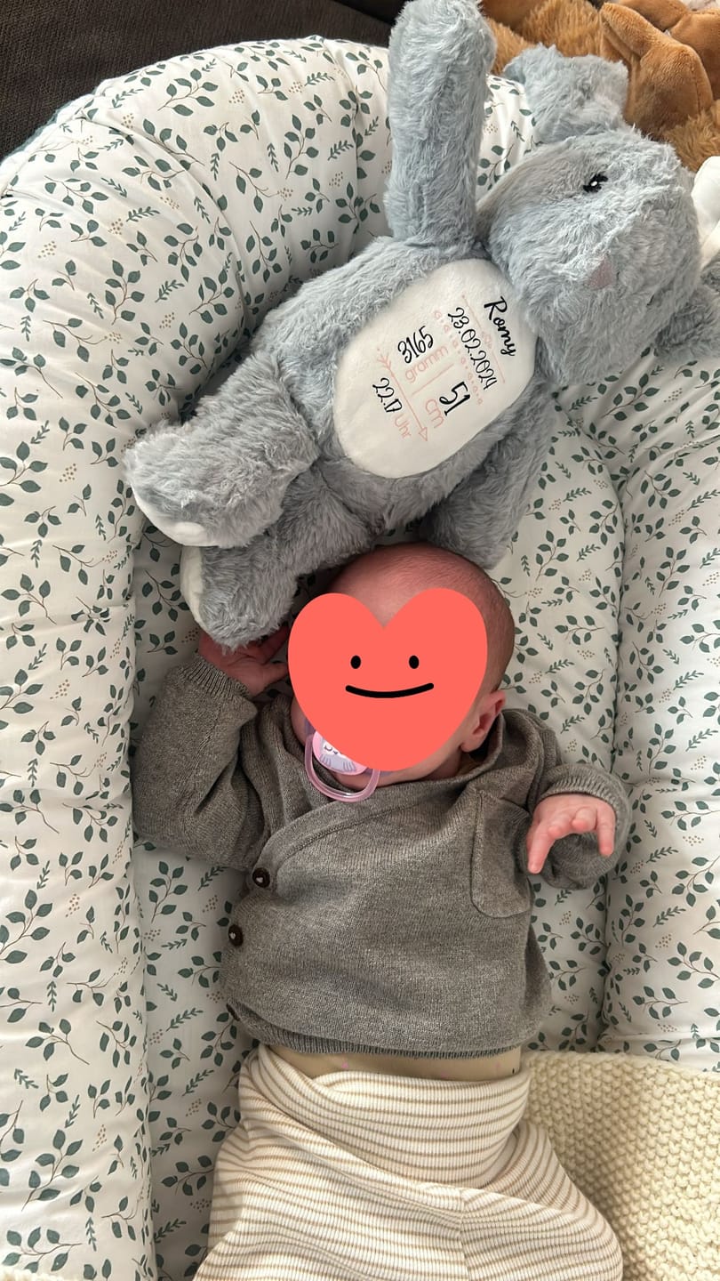 Customer photo review of Hasi - Kinder-Stoffhase