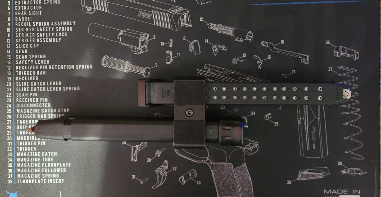 Customer photo review of Glock Mag Coupler (9mm/.40)