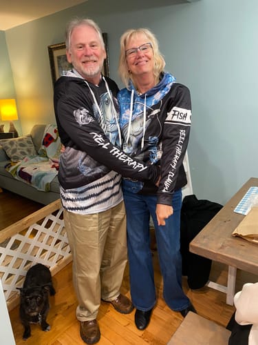 Customer photo review of Personalized Swordfish performance Long sleeve Fishing Shirts, Swordfish Fishing jerseys | blue IPHW2810