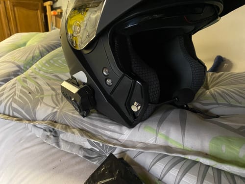 Customer photo review of Motarcom - L'intercom moto haut de gamme et abordable