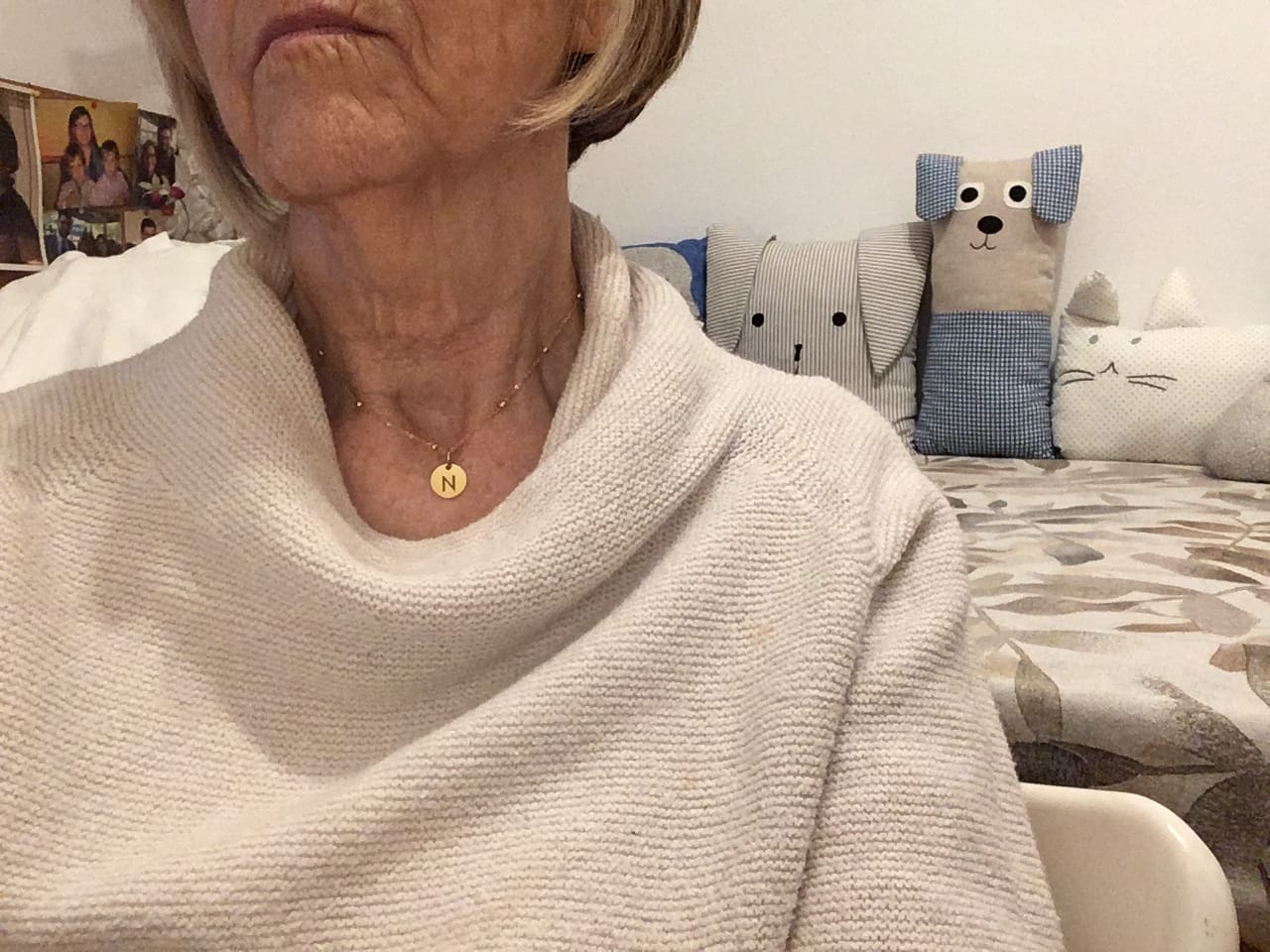 Customer photo review of Collar Círculo Inicial
