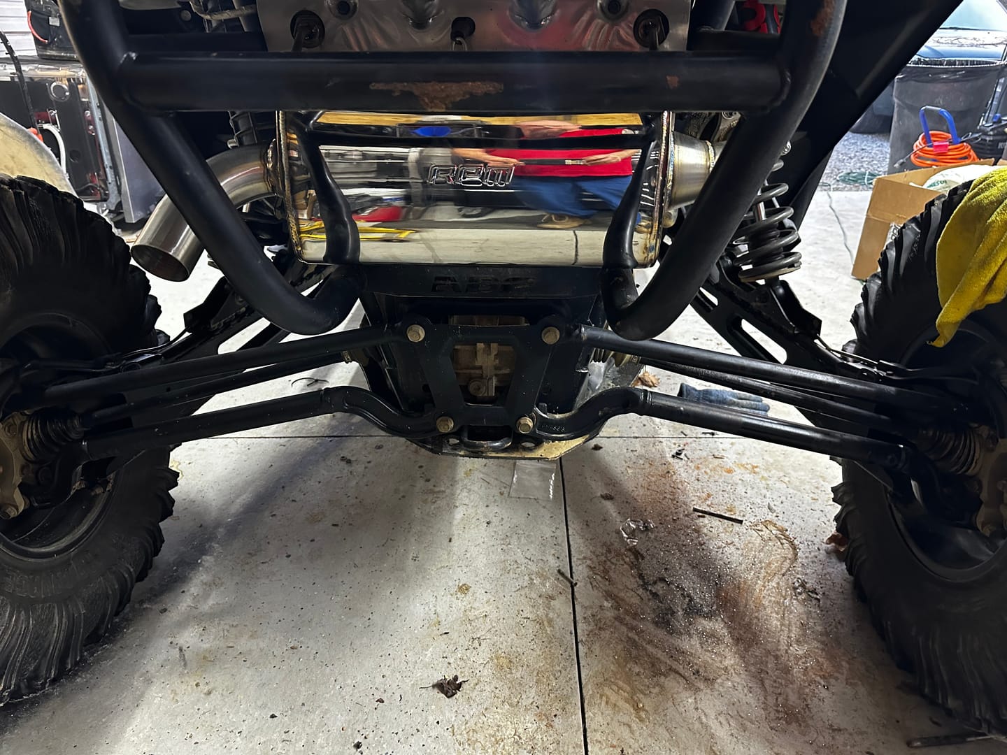 Customer photo review of 2016-2022 Polaris RZR XPT Turbo Sport Muffler, Slip-On Catless Sport Muffler