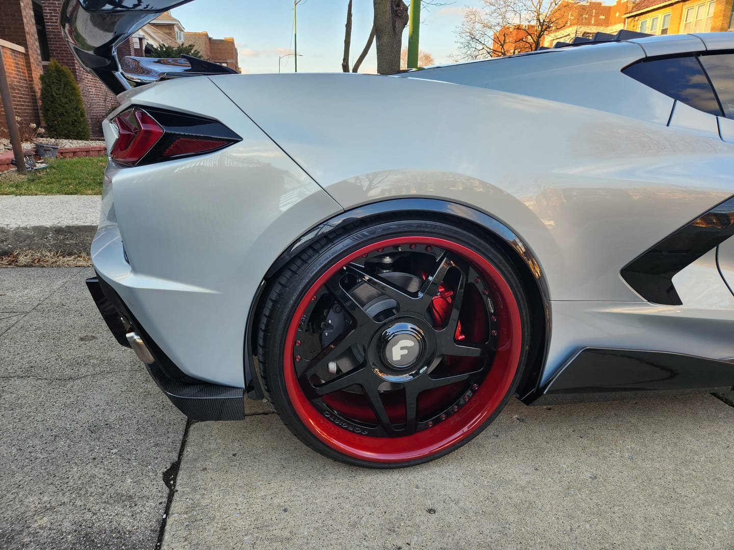 Customer photo review of Chevrolet Corvette C8 Side Wheel Fender
