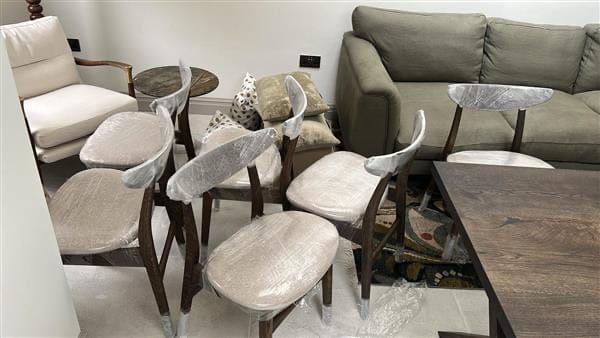 Customer photo review of Oak Dining Chair Leather
