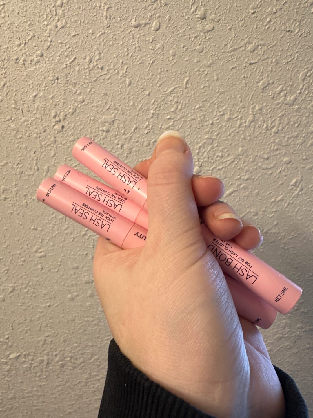 Customer photo review of Lash Bond & Seal - White 10ml