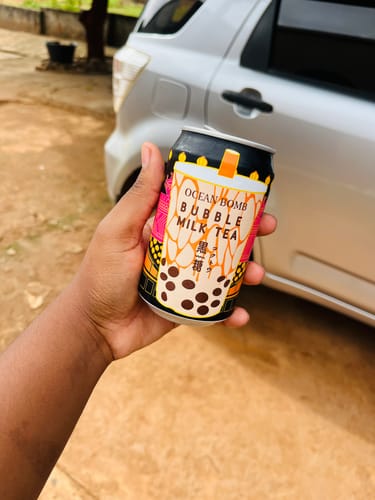 Customer photo review of Ocean Bomb Brown Sugar Bubble Milk Tea Drink - 10.7fl.oz (315ml)