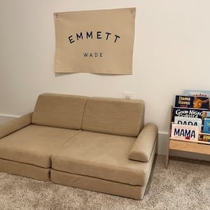 Customer photo review of Wooden Montessori Bookshelf Natural (USA only)