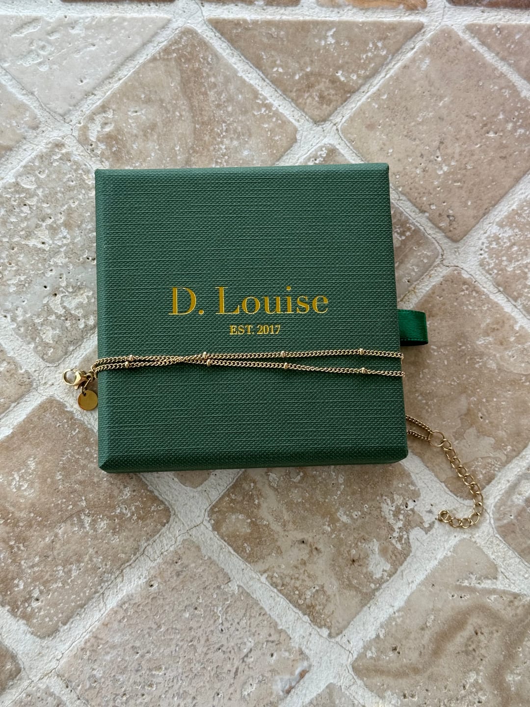 Customer photo review of Double Beaded Bracelet
