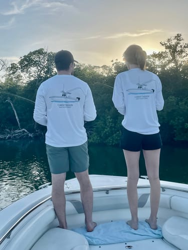 Customer photo review of Dri-Fit Custom Boat Shirts - Long Sleeve