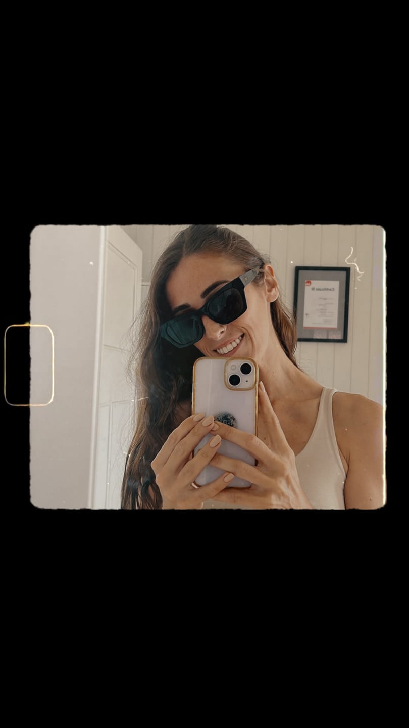 Customer photo review of Browse Black Polarised Safety Glasses