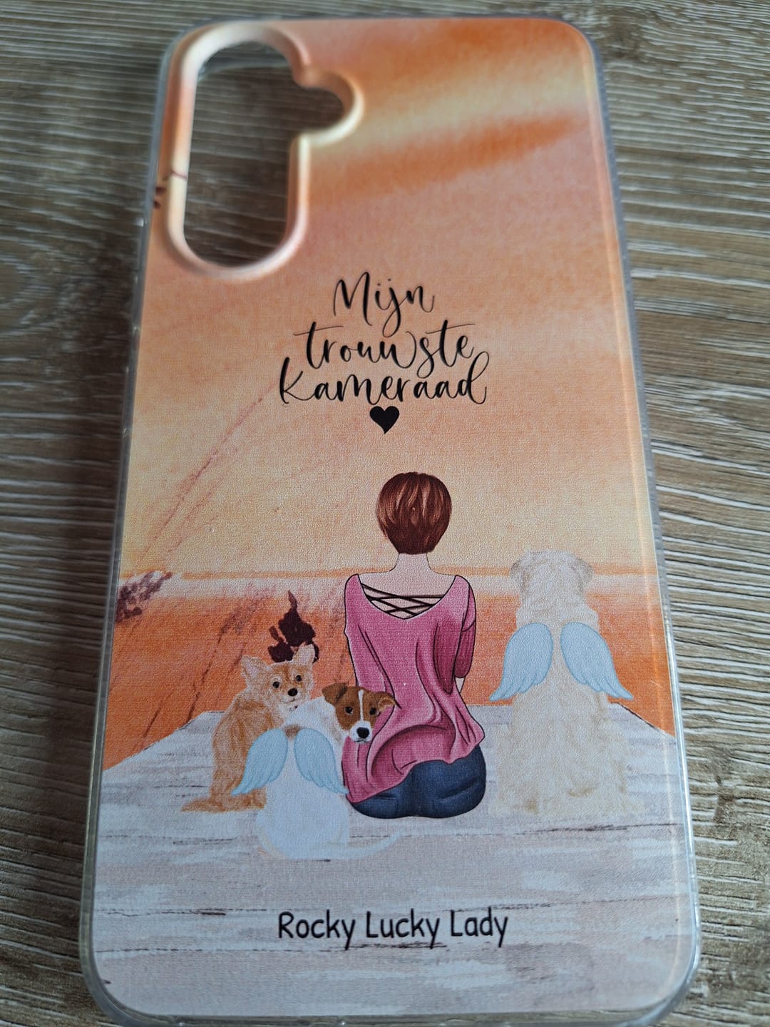 Customer photo review of Onderweg met huisdier - Gepersonaliseerd Telefoonhoesje
