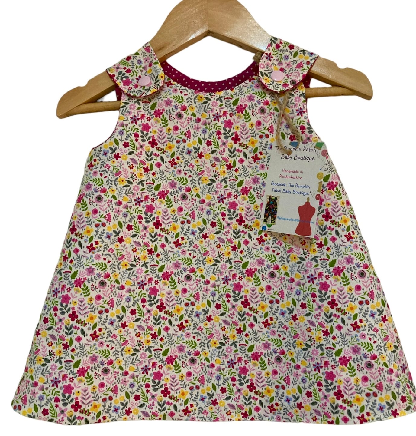 Customer photo review of Spring Floral Rose & Hubble Cotton Poplin Fabric