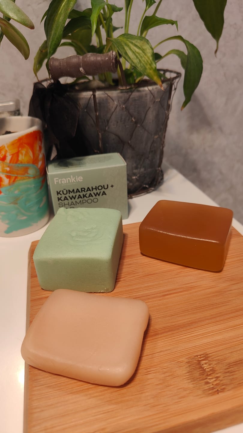 Customer photo review of Kawakawa Haircare Bar Duos