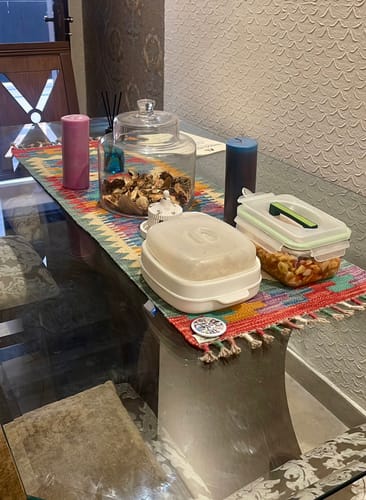Customer photo review of Table Runner 3’11”x1’5”