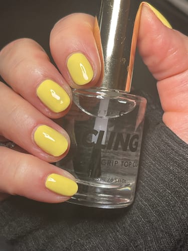Customer photo review of Cling Color Grip Top Coat