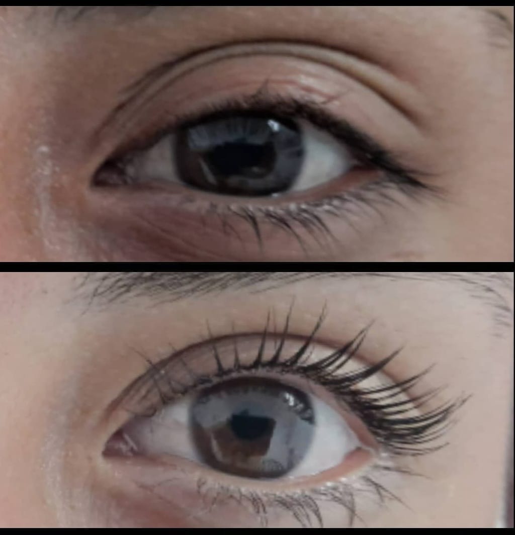 Customer photo review of Kit MINI 3 lociones "Inlei® lash lifting y filler" sobres de 1,5ml (proporciona hasta 5 servicios)