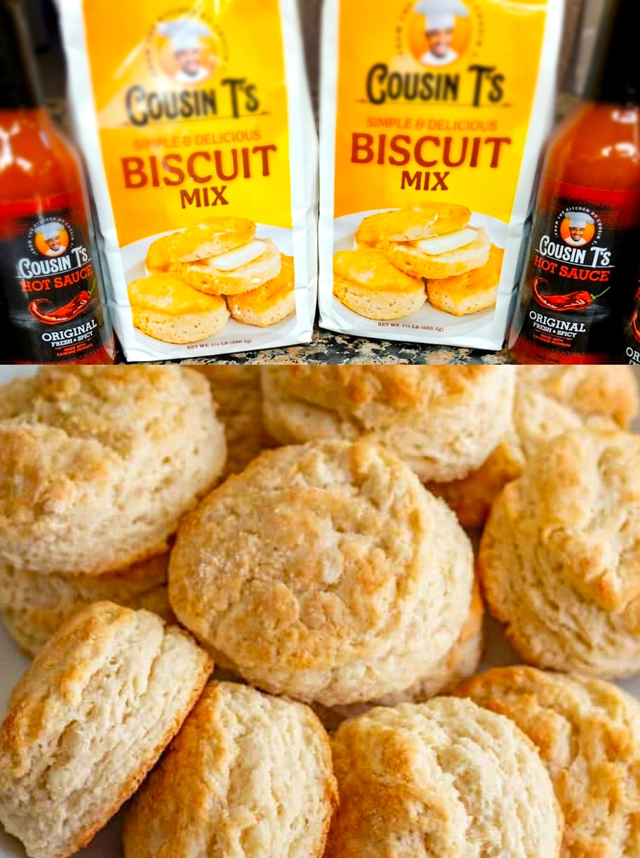 Customer photo review of Cousin T's Biscuit Mix