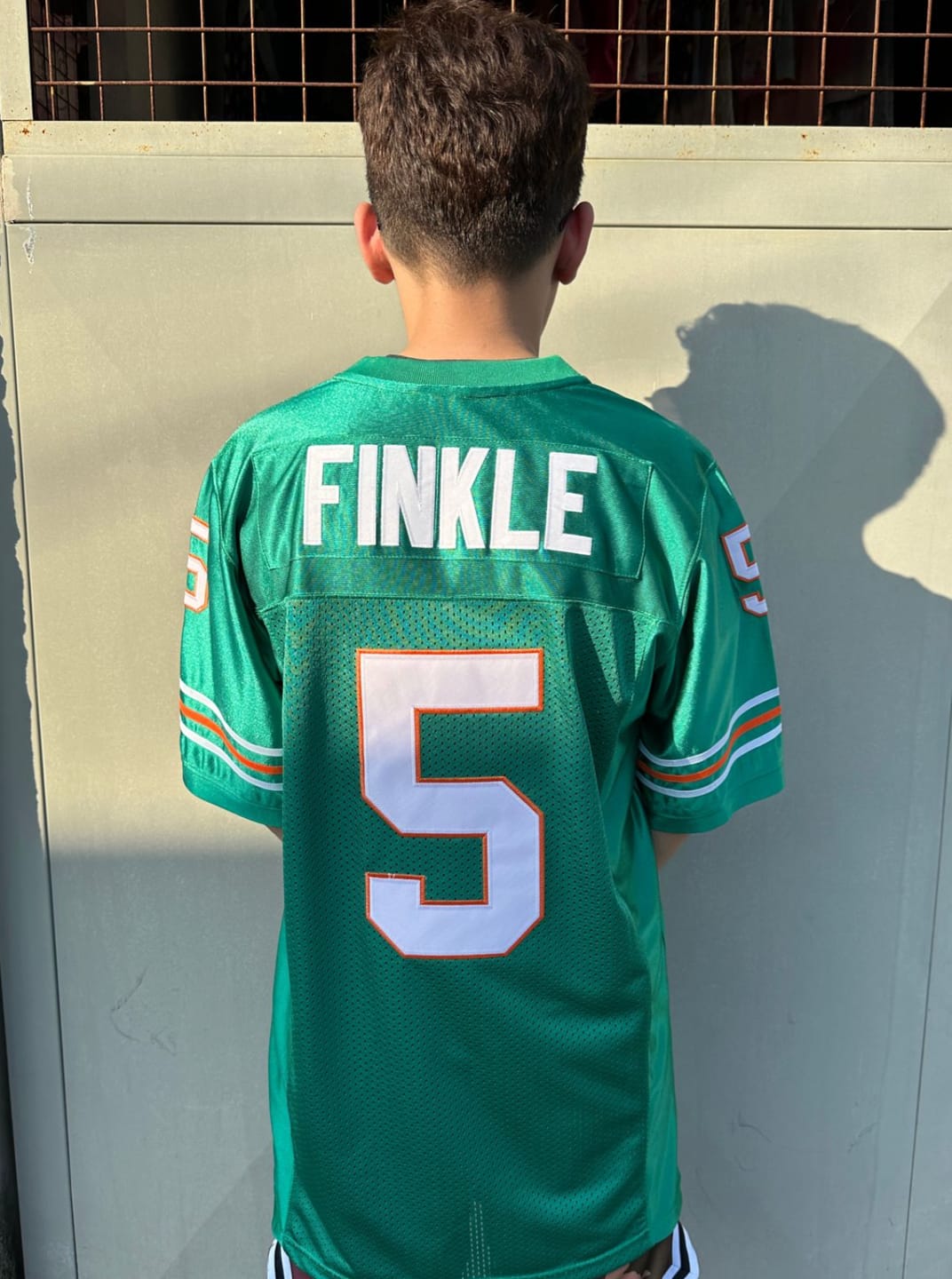 Customer photo review of Ray Finkle Ace Ventura Pet Detective Football Jersey