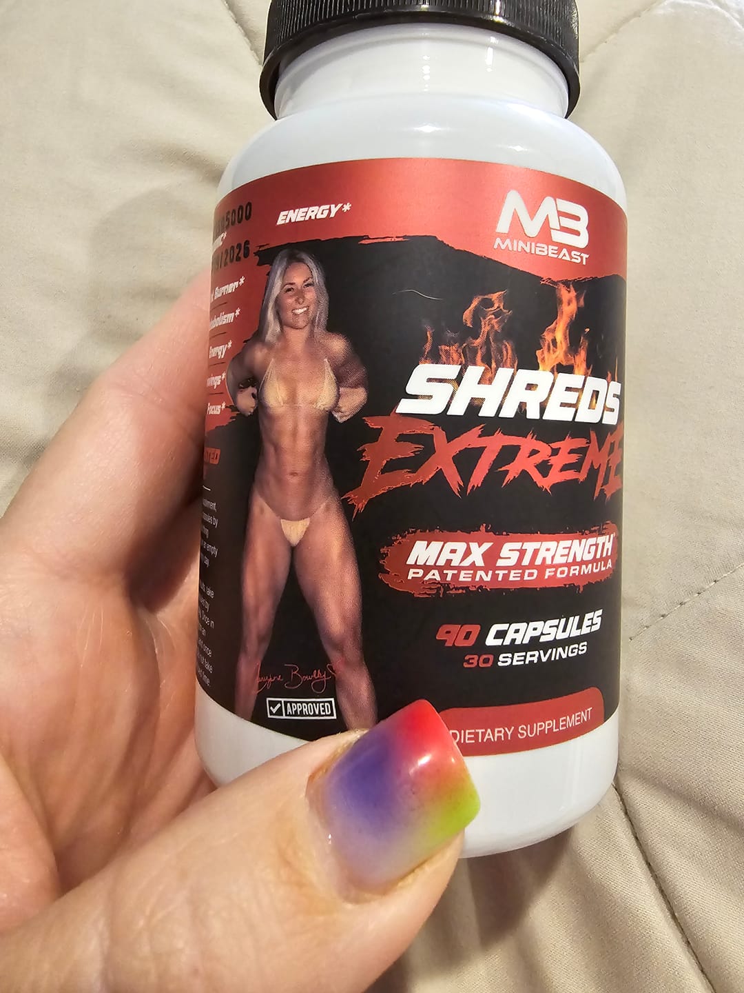 Customer photo review of Shreds Extreme (Daytime Fat Burner)