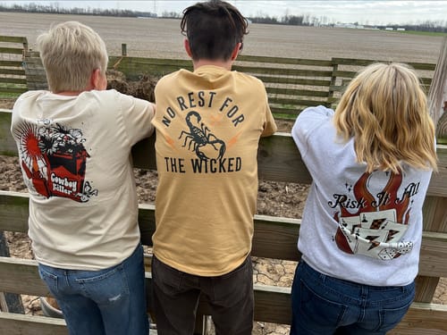 Customer photo review of Custom DTF Gang Sheet 22 x 24