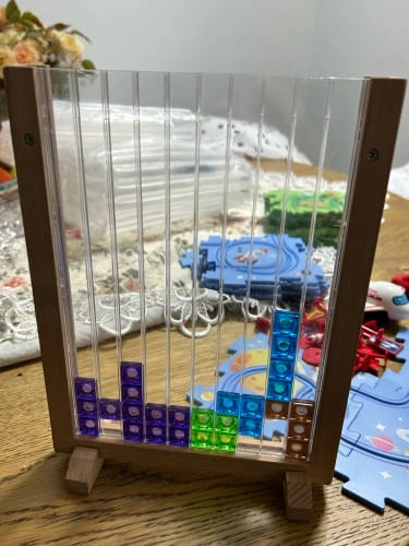 Customer photo review of Kletshuts™ BrainyBlocks - 3D Tangram Træpuslespil oOg Pædagogisk Brætspil