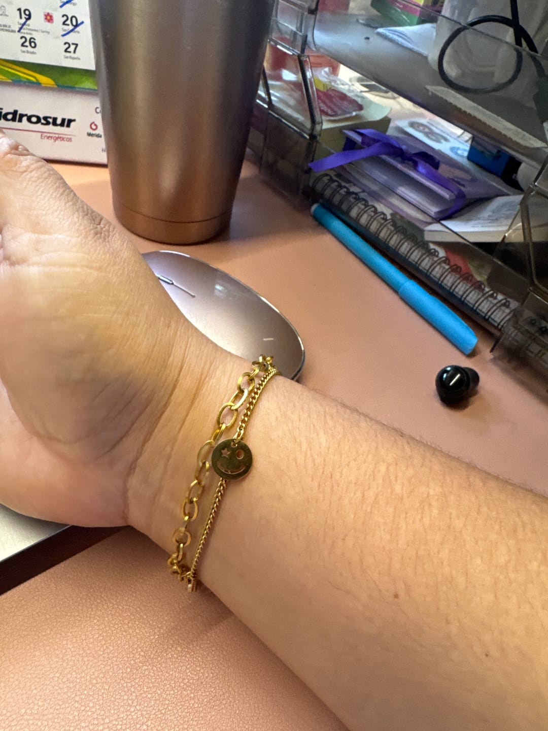 Customer photo review of Pulsera Smiley