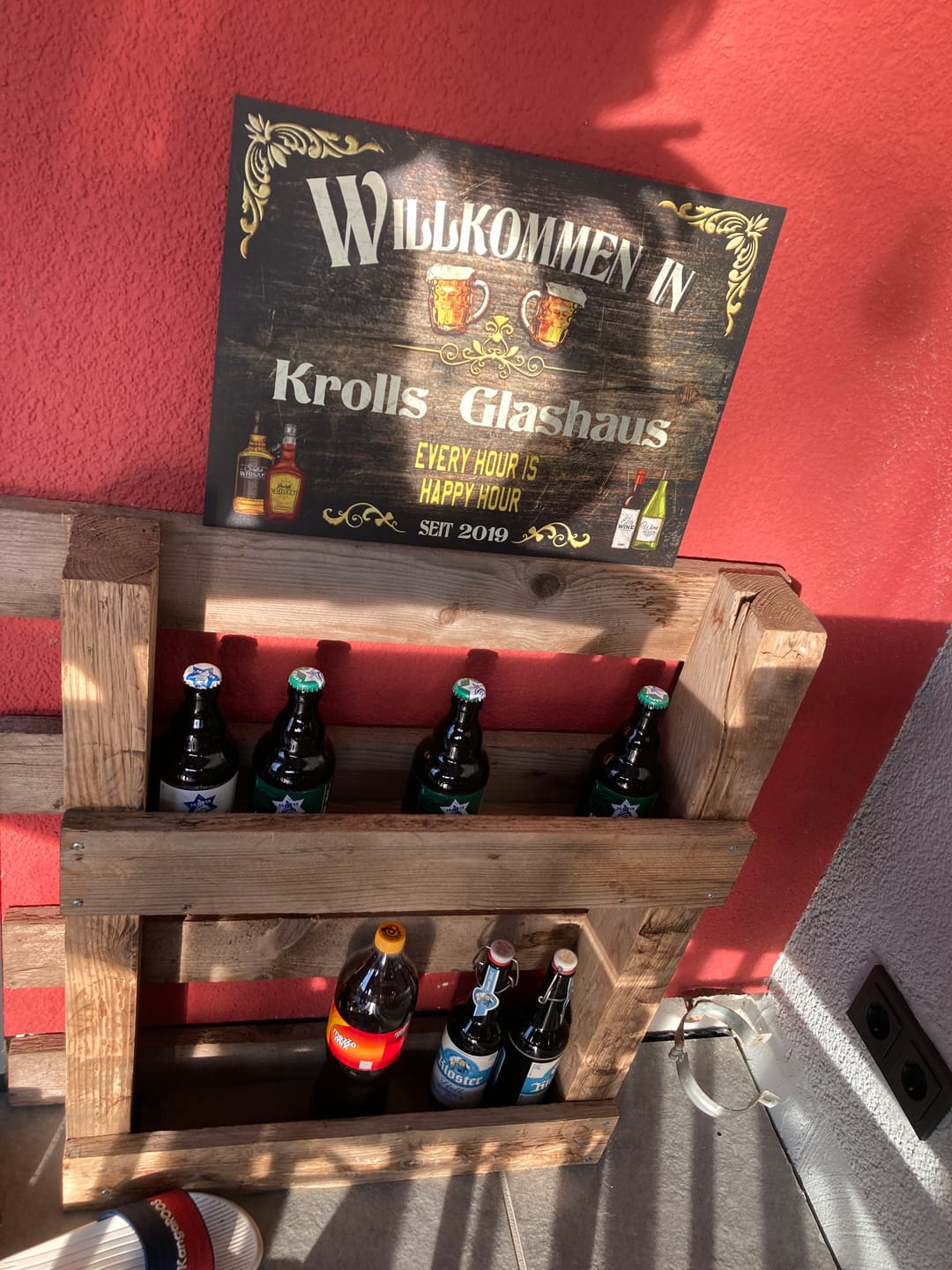 Customer photo review of Meine Bar - Indoor-Türschild