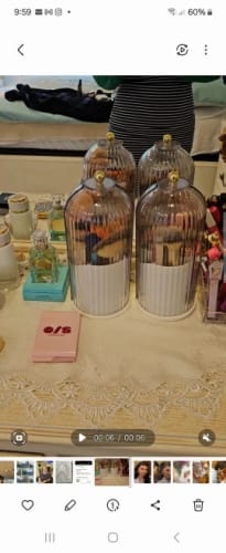 Customer photo review of SpinGlam - 360° Roterende Makeup-Organisator