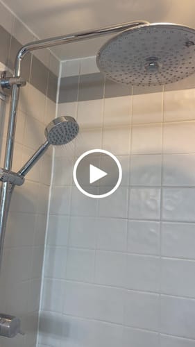 Customer video review of 1-Spray Handheld Shower Head Set
