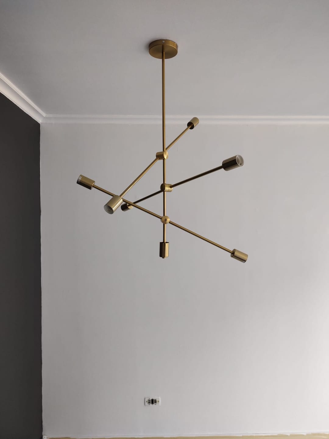 Customer photo review of Lampara De colgar Orbit II Bronce