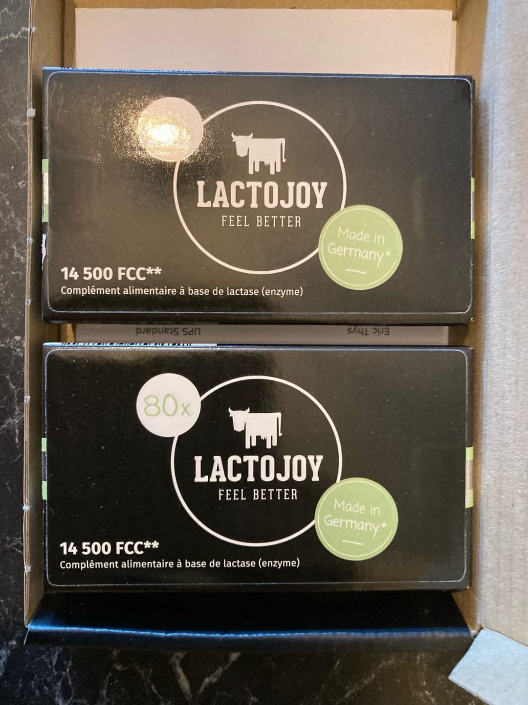 Customer photo review of LactoJoy Laktase Tabletten - 14.500 FCC - 80 Stück