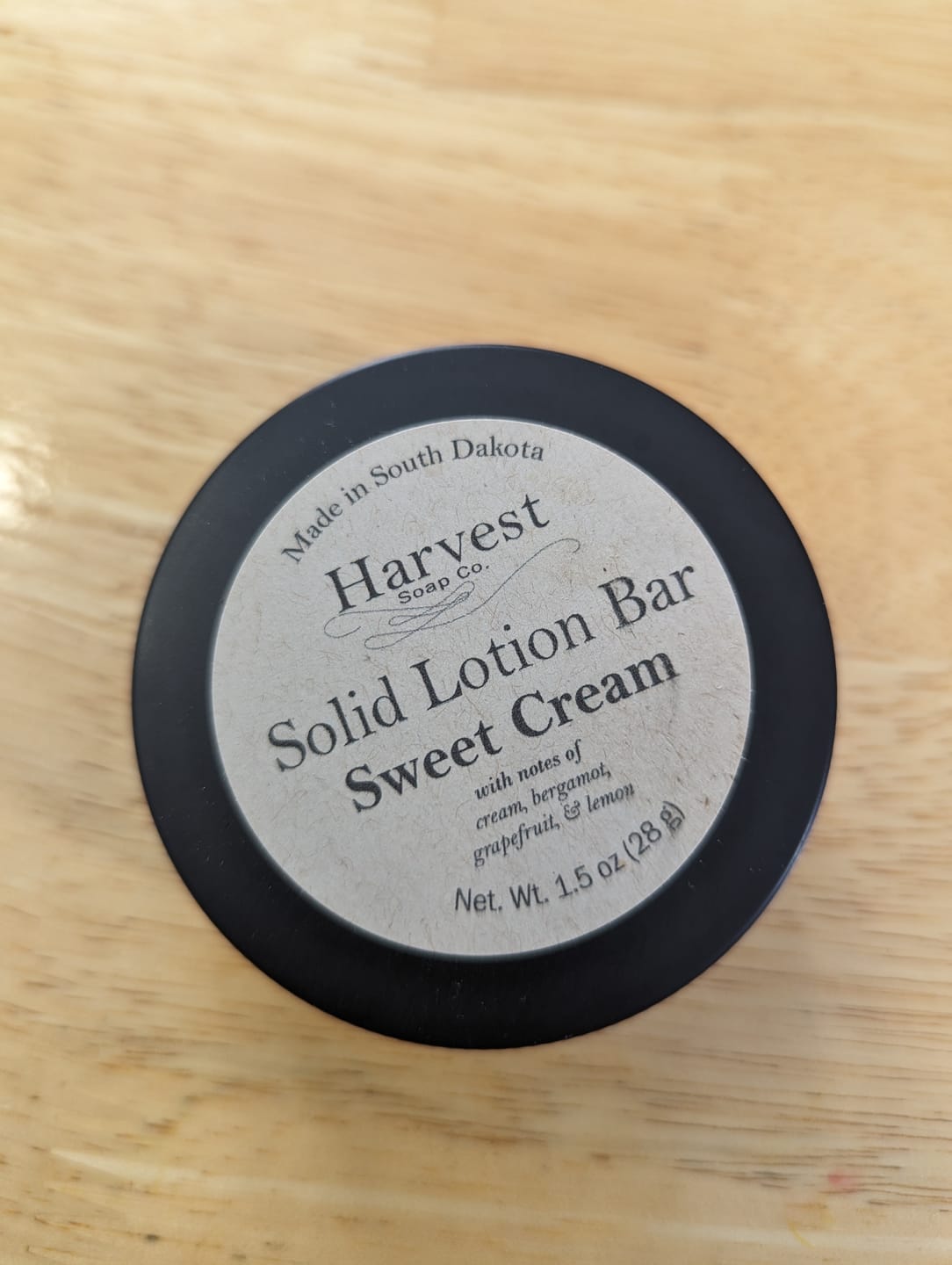 Customer photo review of Solid Lotion Bar