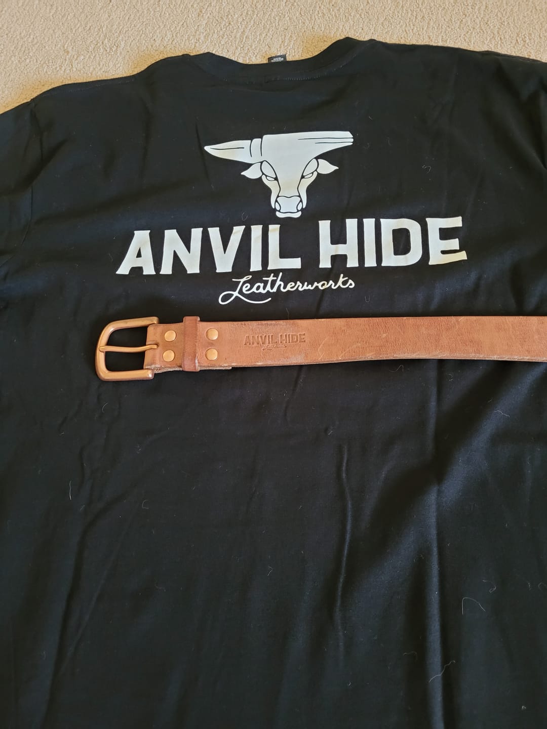 Customer photo review of The Patina King Belt