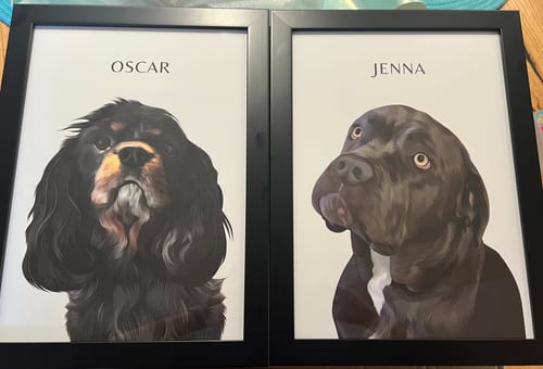 Customer photo review of One-Pet Portrait