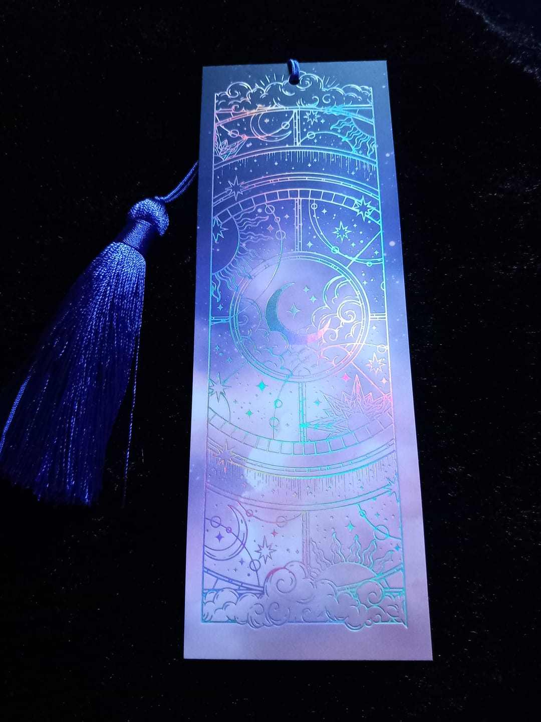Customer photo review of Otherworldly Bookmark - Blue