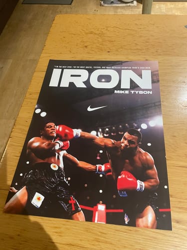 Customer photo review of Mike Tyson Boxing Poster