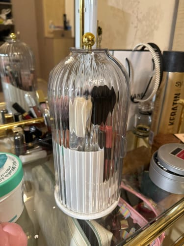 Customer photo review of SpinGlam - 360° Roterende Makeup-Organisator