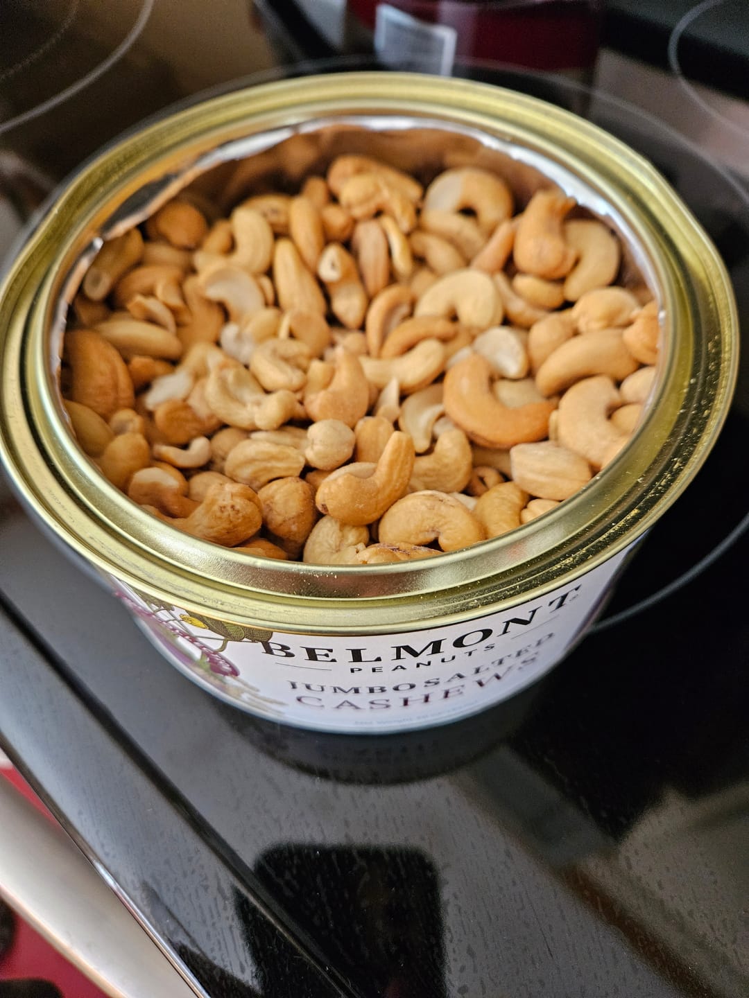 Customer photo review of Jumbo Salted Cashews