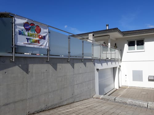 Customer photo review of Banner inkl. Druck